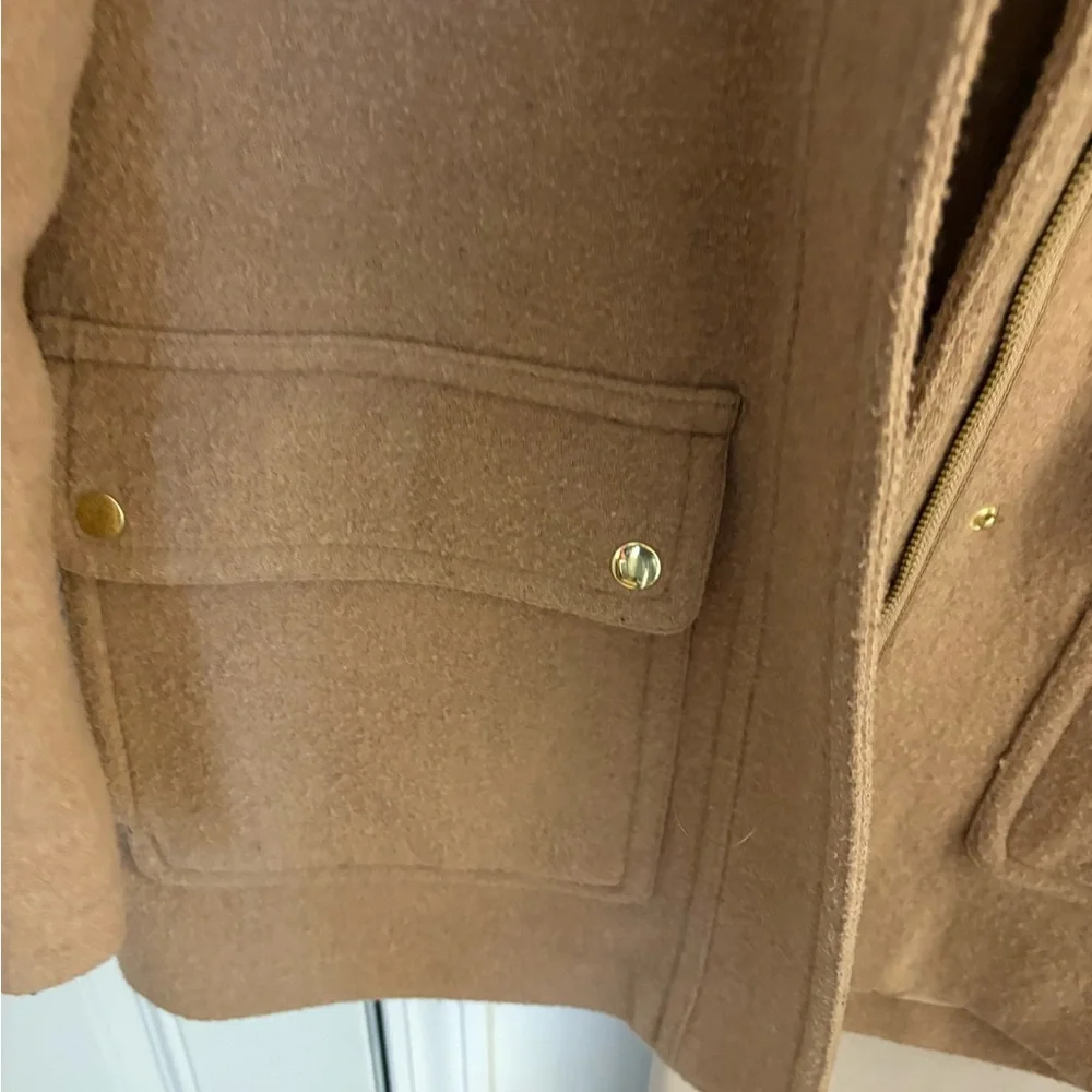 J. Crew Women's Camel Utility Jacket - Picture 6 of 8